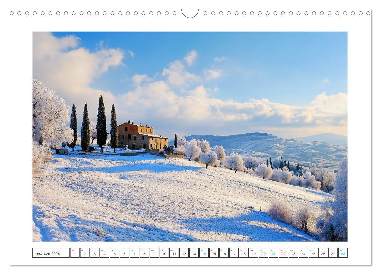 Bild: 9783457267615 | Zypressen und Weinberge (Wandkalender 2026 DIN A3 quer), CALVENDO...