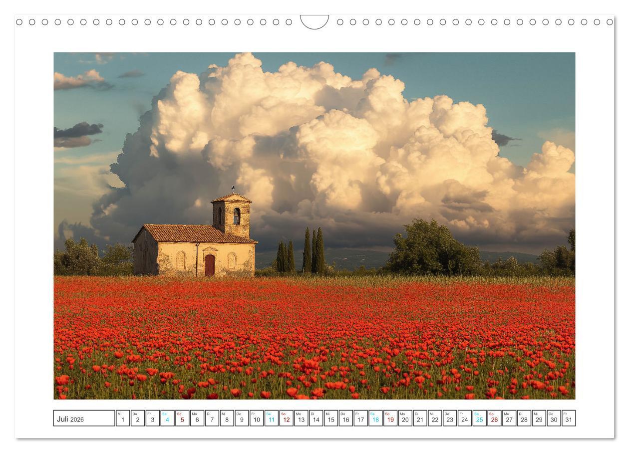 Bild: 9783457267615 | Zypressen und Weinberge (Wandkalender 2026 DIN A3 quer), CALVENDO...