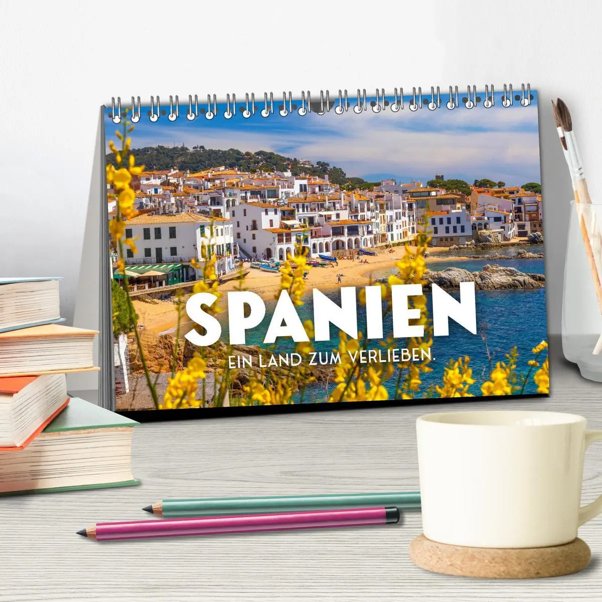 Bild: 9783457577615 | Spanien - ein Land zum Verlieben. (Tischkalender 2026 DIN A5 quer),...