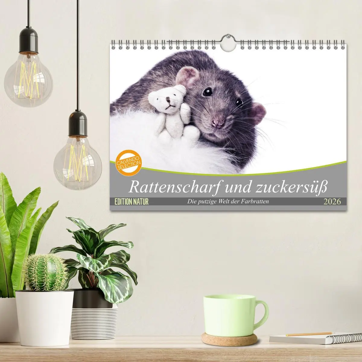Bild: 9783457887615 | Rattenscharf und zuckersüß (Wandkalender 2026 DIN A4 quer),...