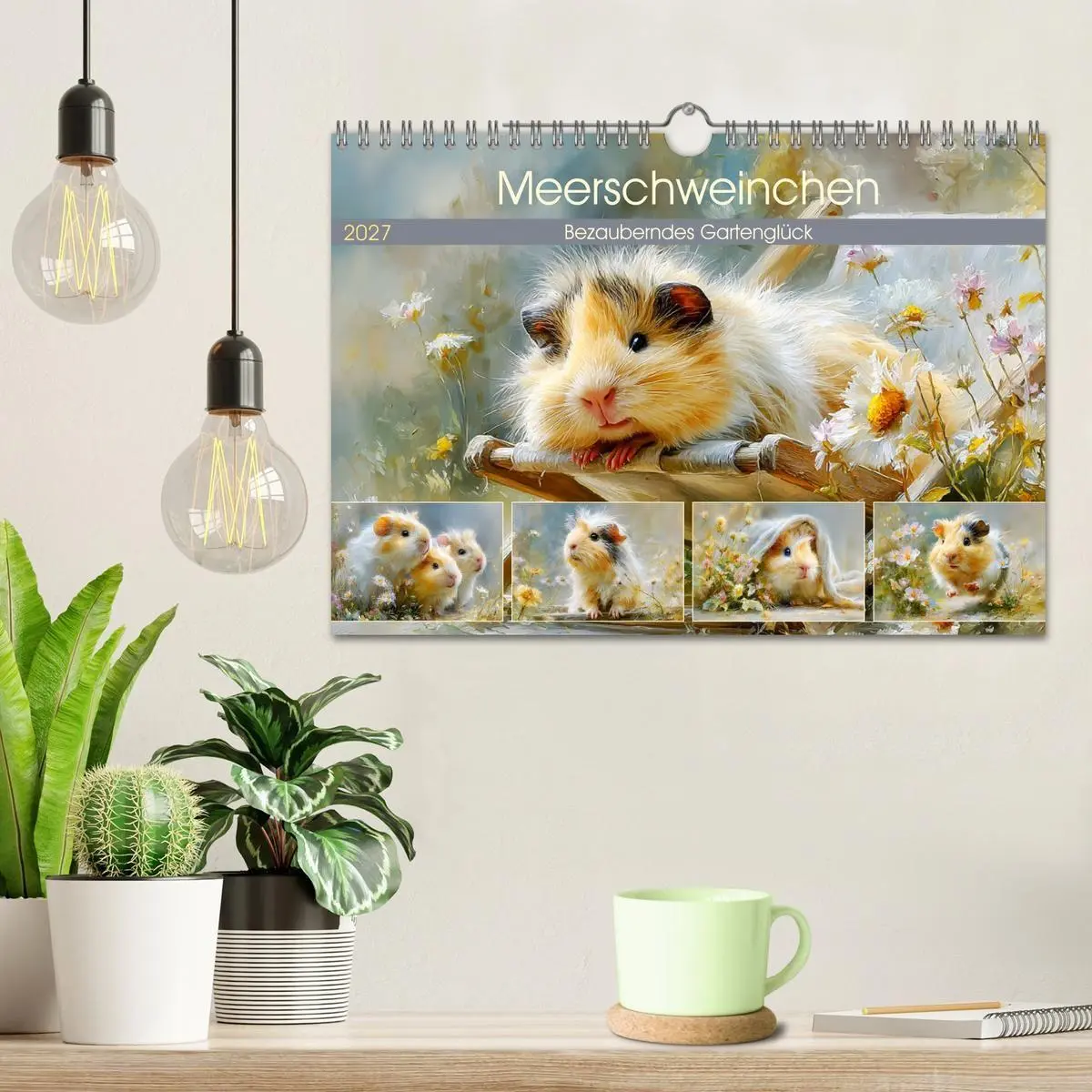 Bild: 9783516807615 | Meerschweinchen. Bezauberndes Gartenglück (Wandkalender 2027 DIN A4...