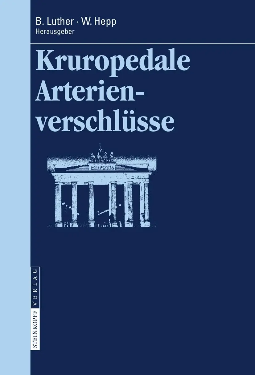 Cover: 9783798517615 | Kruropedale Arterienverschlüsse | Wolfgang Hepp (u. a.) | Buch | xii