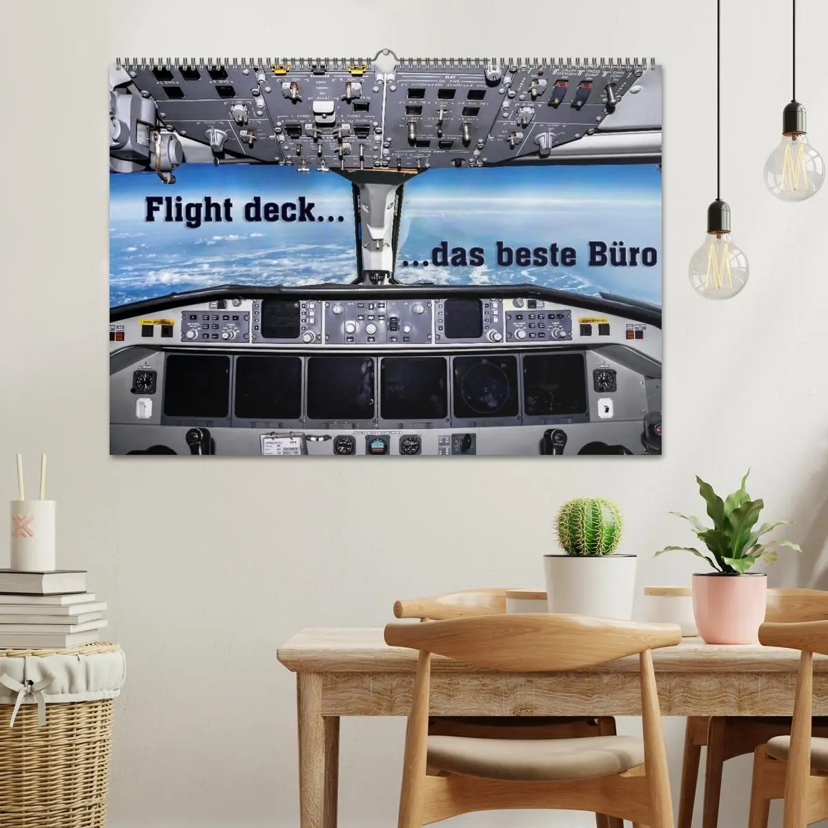 Bild: 9783457947715 | Flight deck - das beste Büro (Wandkalender 2026 DIN A2 quer),...