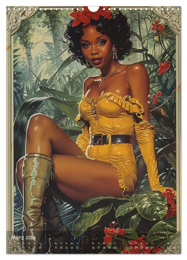 Bild: 9783516277715 | Vintage Erotik in Lack und Leder (Wandkalender 2026 DIN A3 hoch),...
