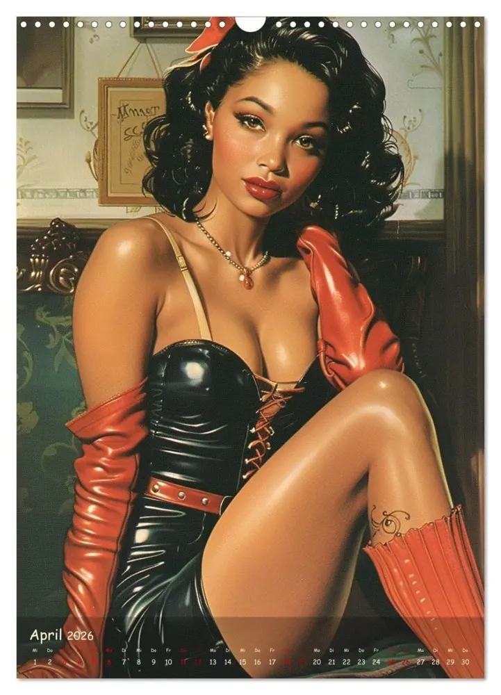 Bild: 9783516277715 | Vintage Erotik in Lack und Leder (Wandkalender 2026 DIN A3 hoch),...