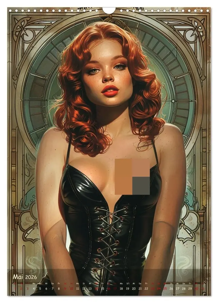 Bild: 9783516277715 | Vintage Erotik in Lack und Leder (Wandkalender 2026 DIN A3 hoch),...