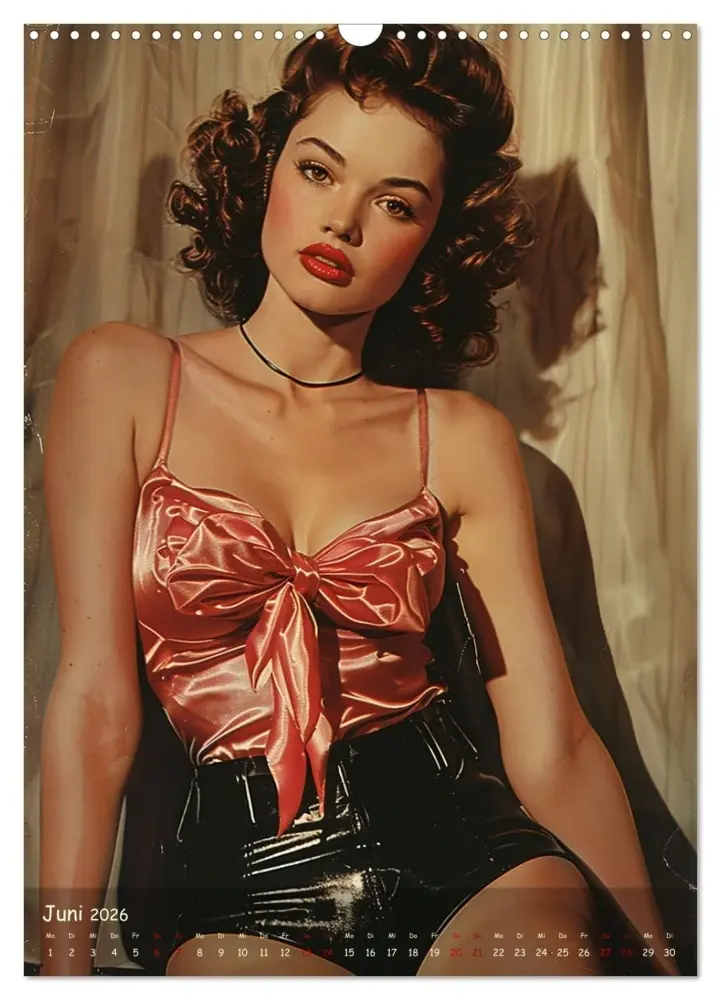 Bild: 9783516277715 | Vintage Erotik in Lack und Leder (Wandkalender 2026 DIN A3 hoch),...