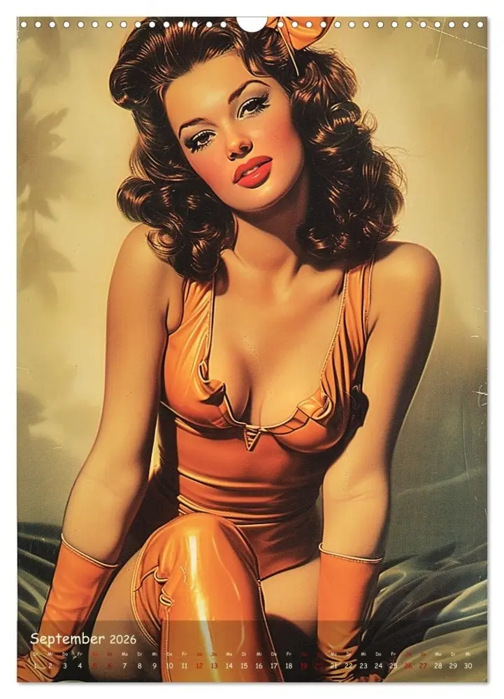 Bild: 9783516277715 | Vintage Erotik in Lack und Leder (Wandkalender 2026 DIN A3 hoch),...