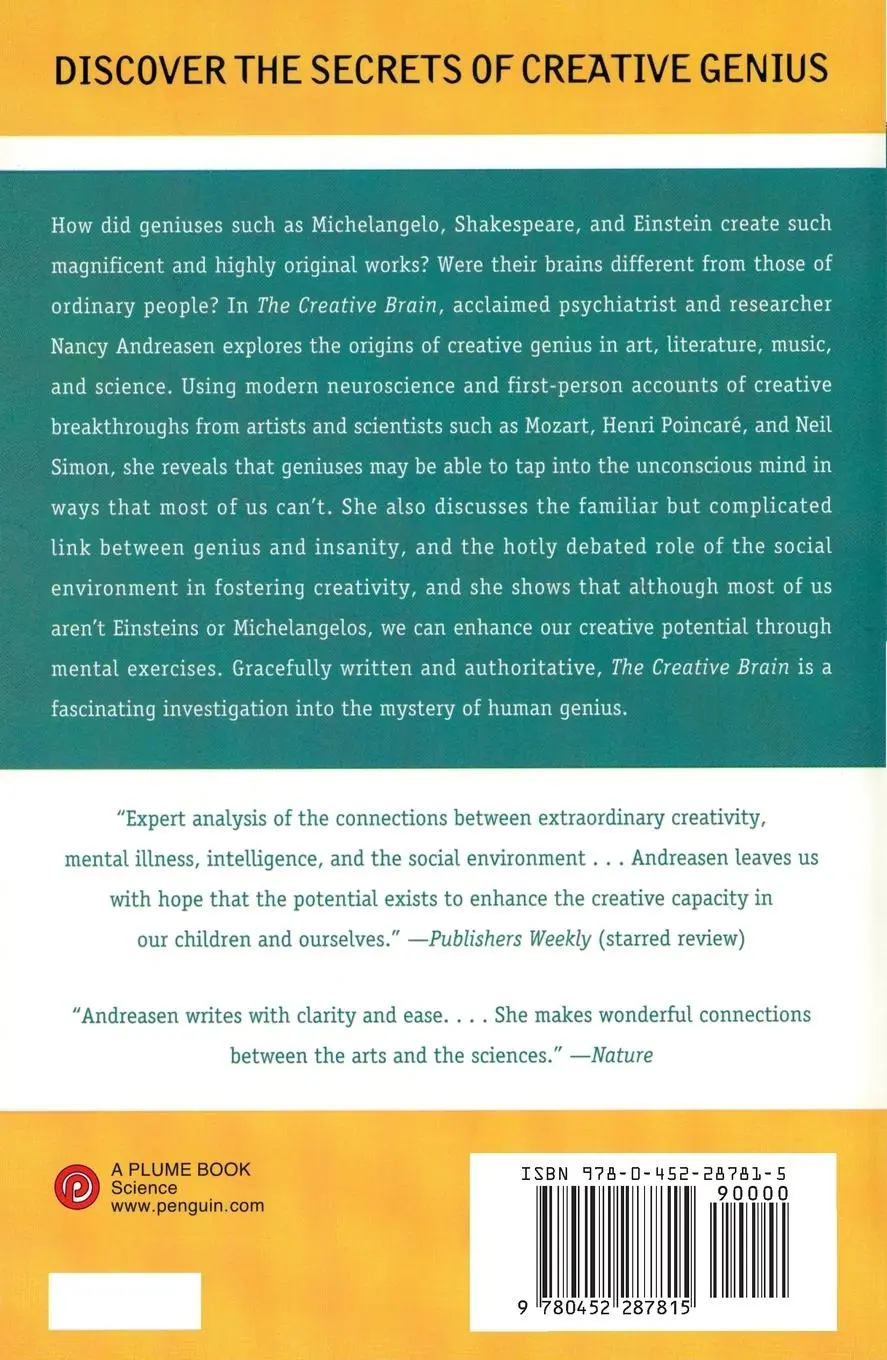 Rückseite: 9780452287815 | The Creative Brain | The Science of Genius | Nancy C. Andreasen | Buch