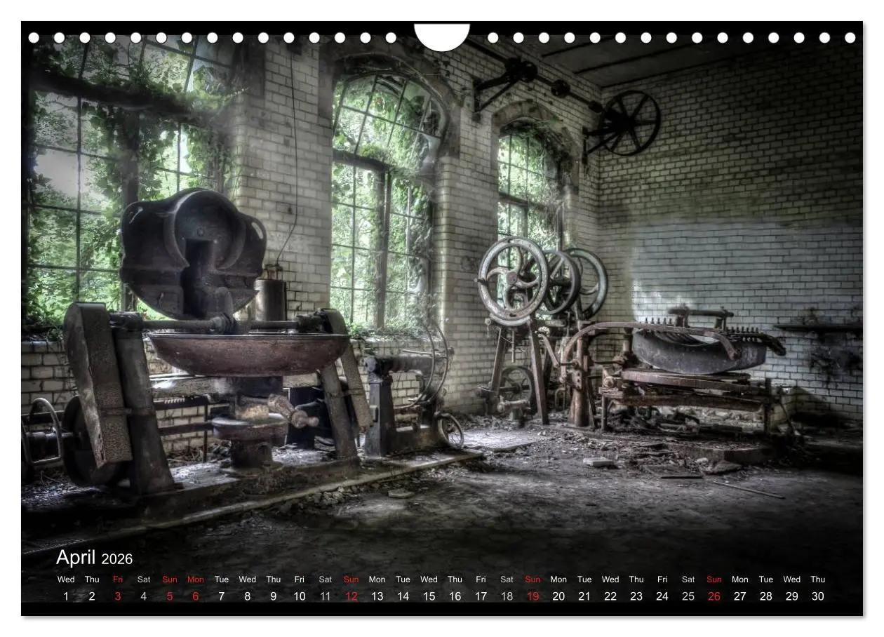Bild: 9783516577815 | Lost Places HDR Beelitz II (Wall Calendar 2026 DIN A4 landscape),...