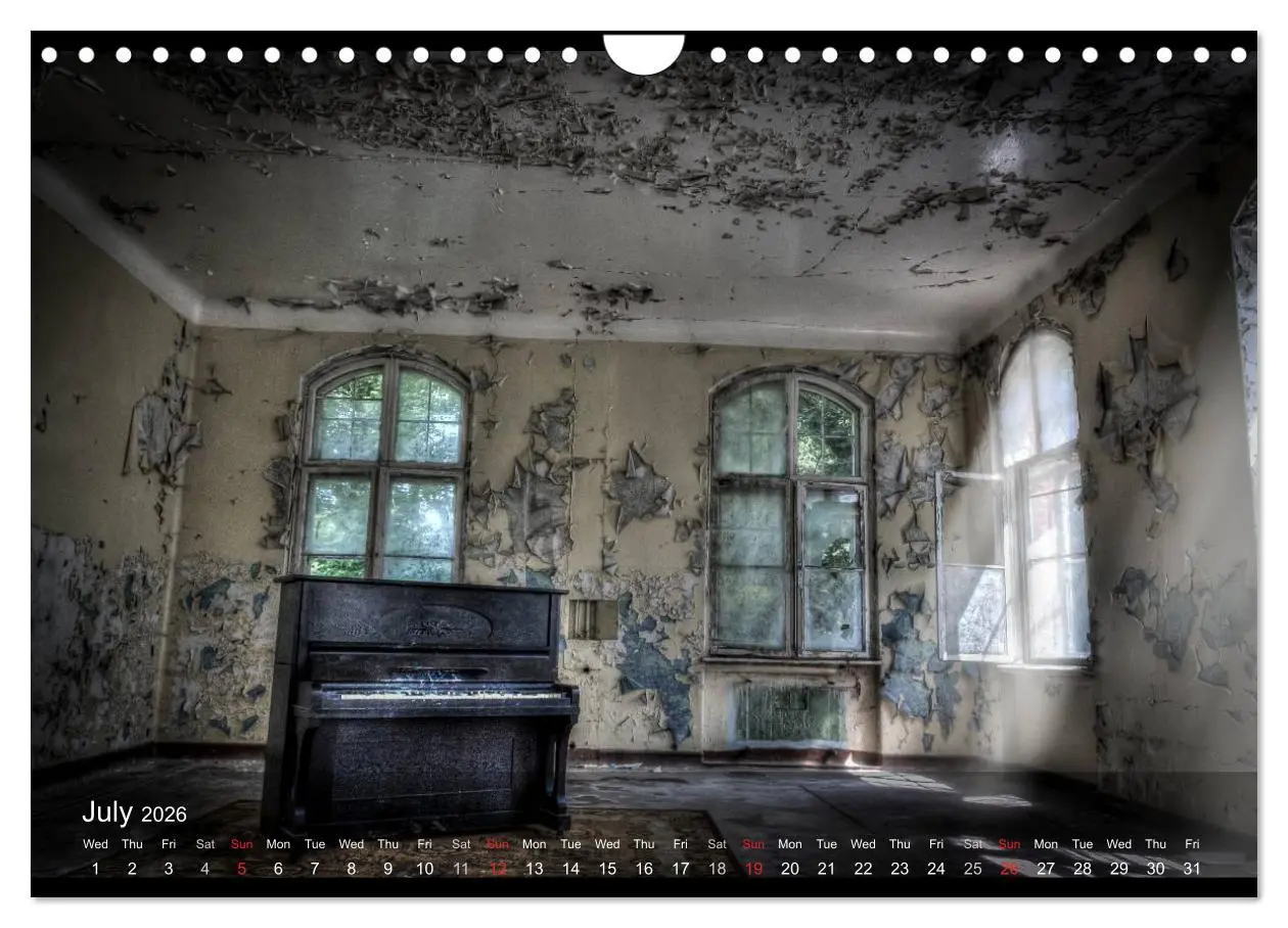 Bild: 9783516577815 | Lost Places HDR Beelitz II (Wall Calendar 2026 DIN A4 landscape),...