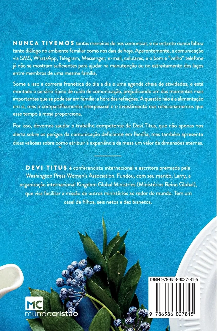 Rückseite: 9786586027815 | A experiência da mesa (nova capa) | Devi Titus | Taschenbuch | 2021