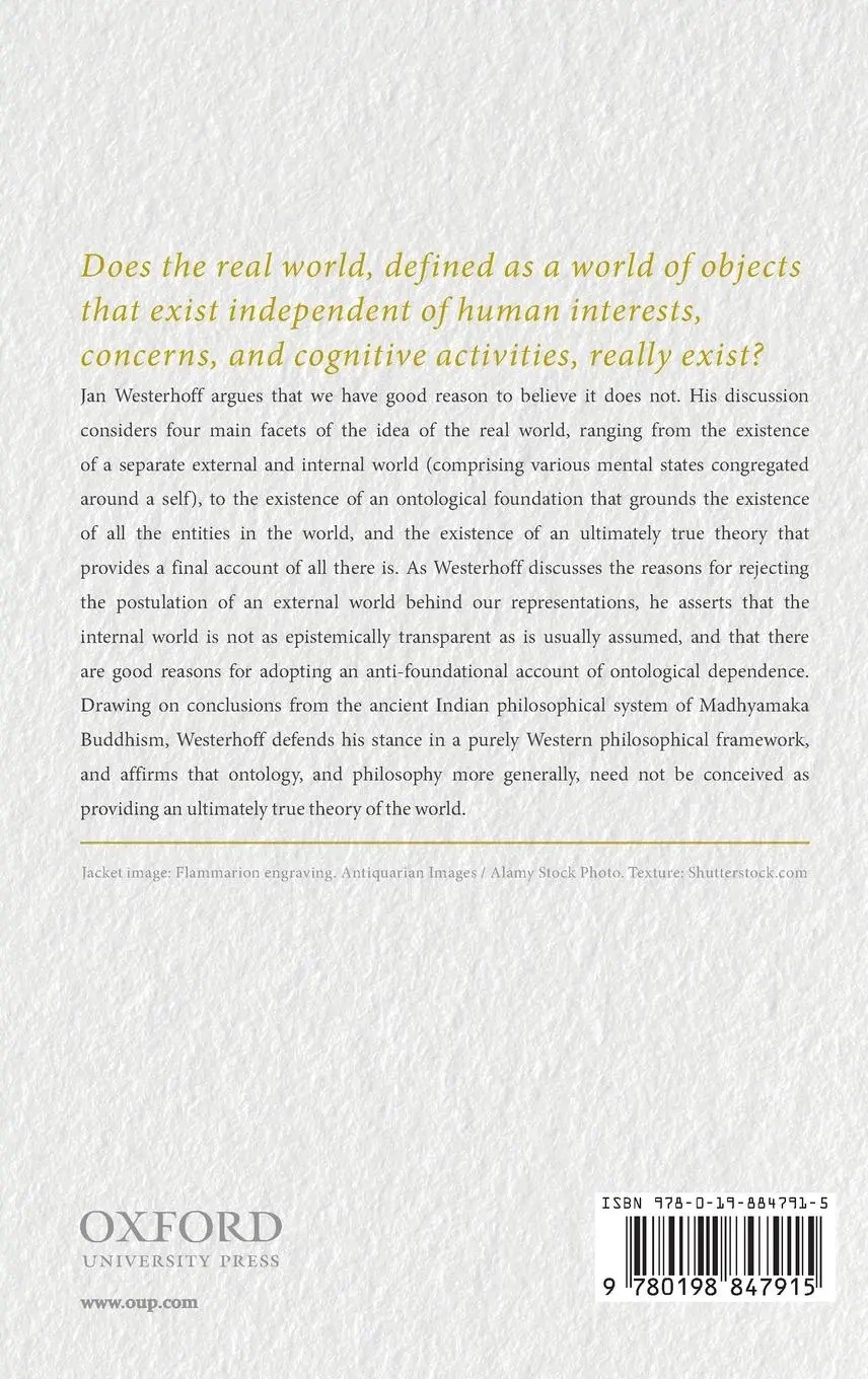 Rückseite: 9780198847915 | The Non-Existence of the Real World | Jan Westerhoff | Buch | Gebunden
