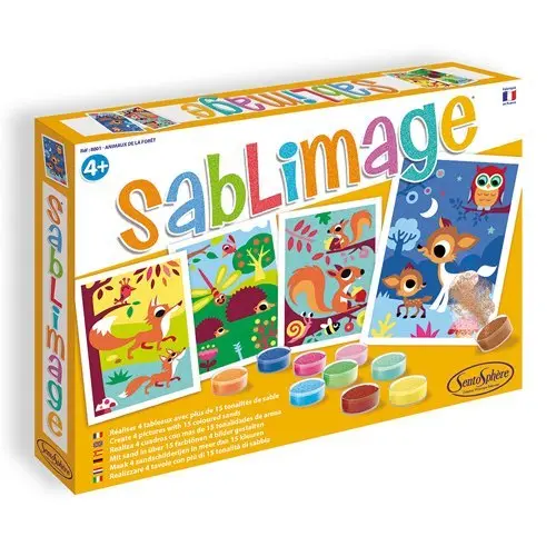 Cover: 3373910088015 | Sandbilder Waldtiere | Kit (Bastelset) | 3908801 | Deutsch | 2019