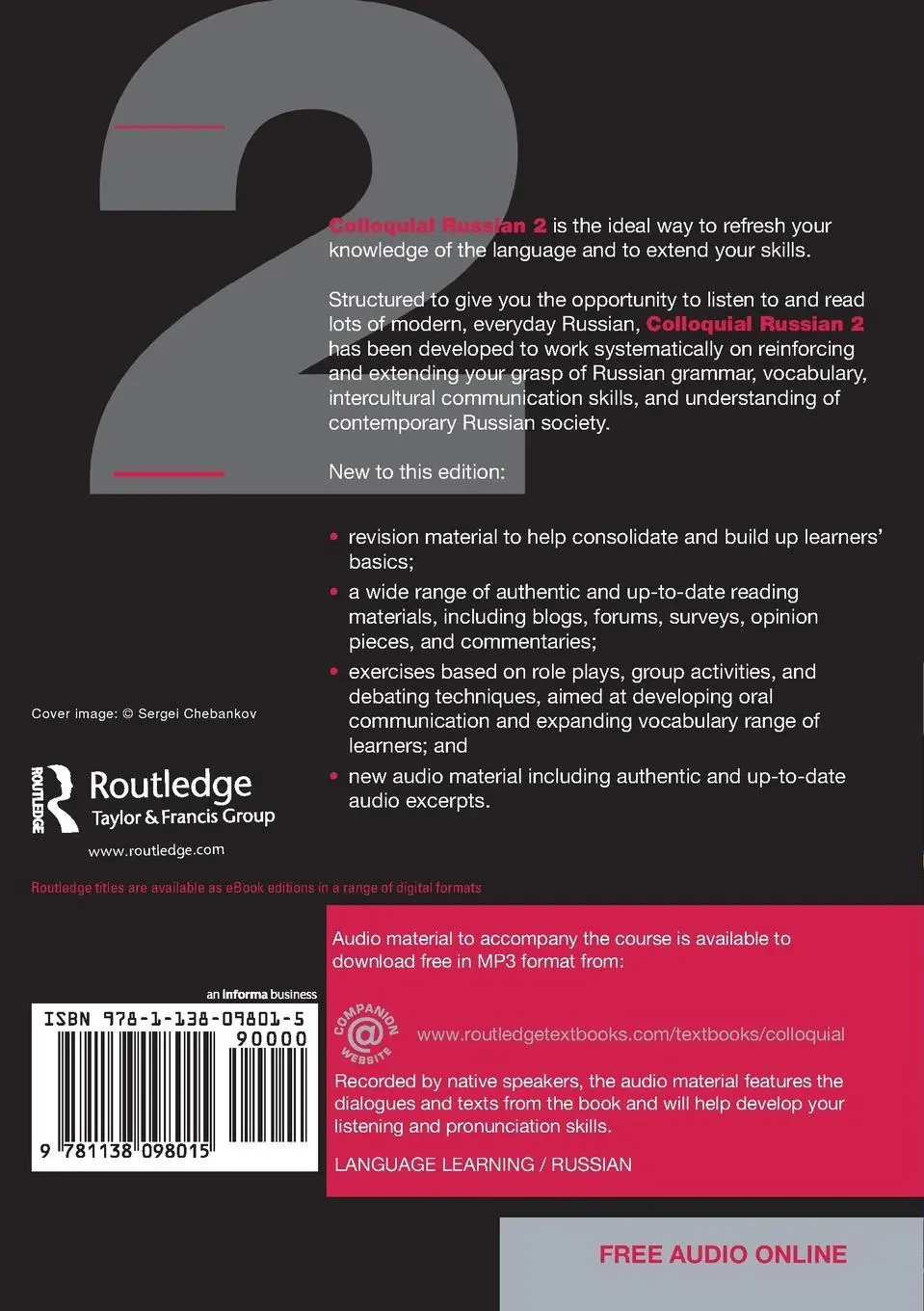 Rückseite: 9781138098015 | Colloquial Russian 2 | The Next Step in Language Learning | Buch