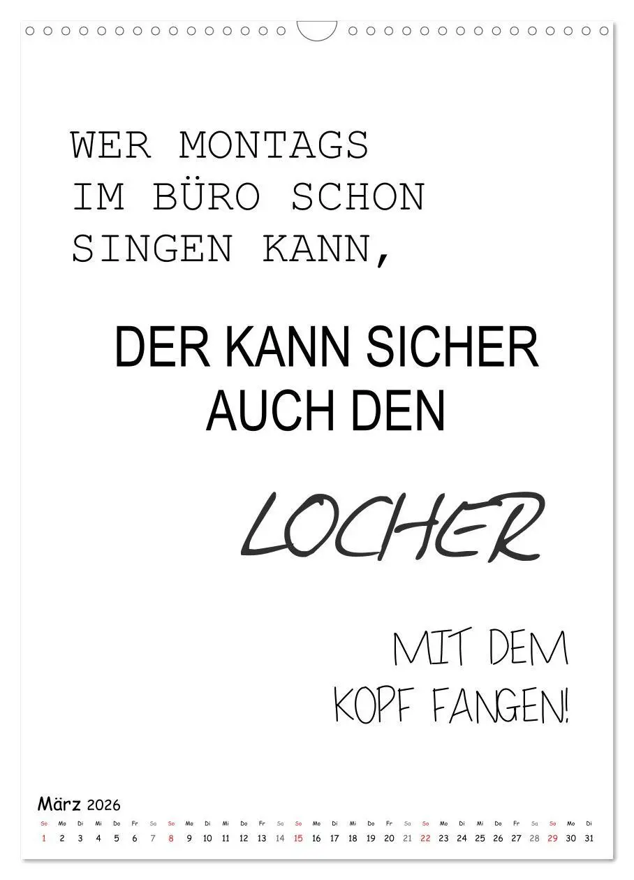 Bild: 9783516388015 | Typo-Kalender für das Büro. Gemeine und lustige Sprüche...