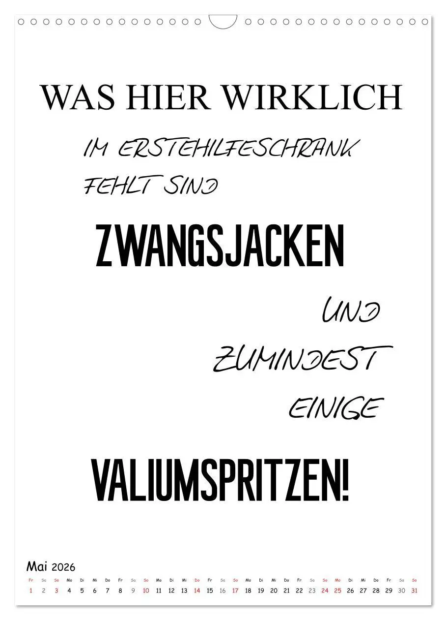 Bild: 9783516388015 | Typo-Kalender für das Büro. Gemeine und lustige Sprüche...