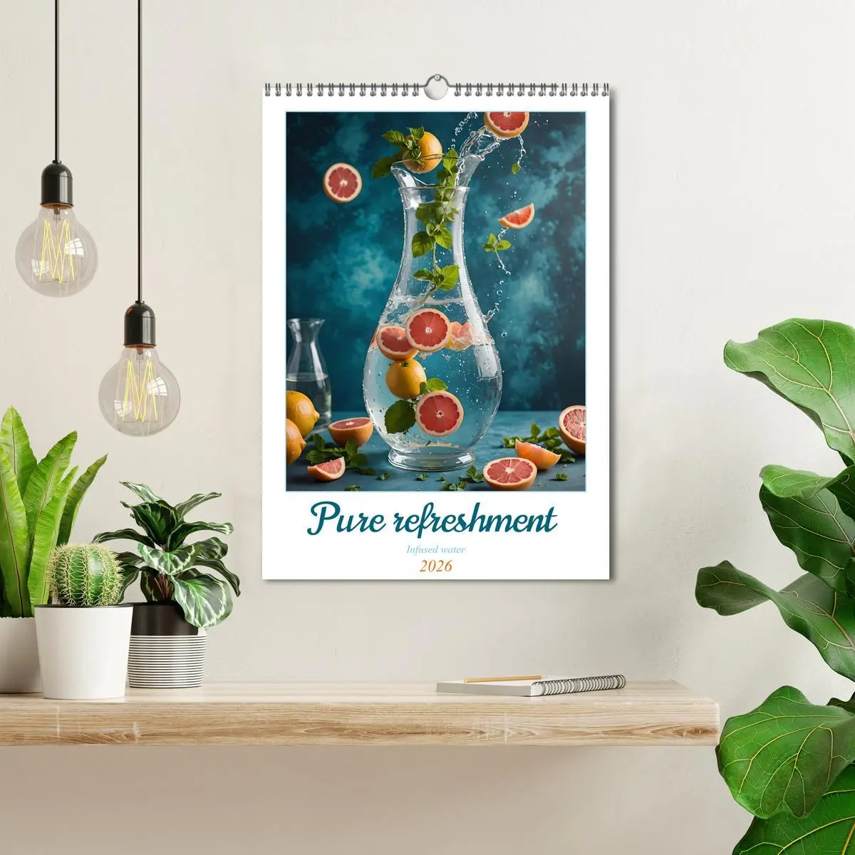 Bild: 9783516528015 | Pure refreshment - Infused water (Wall Calendar 2026 DIN A3...