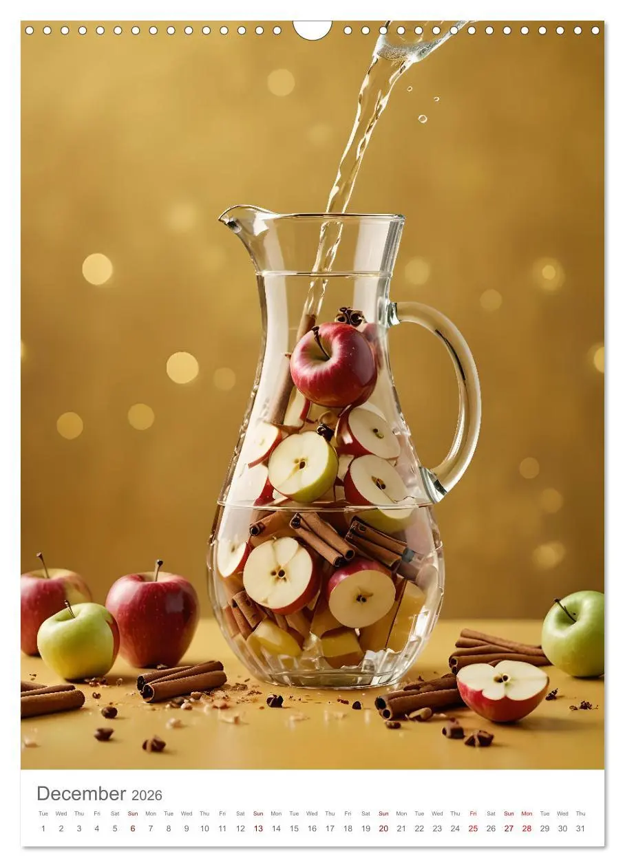 Bild: 9783516528015 | Pure refreshment - Infused water (Wall Calendar 2026 DIN A3...