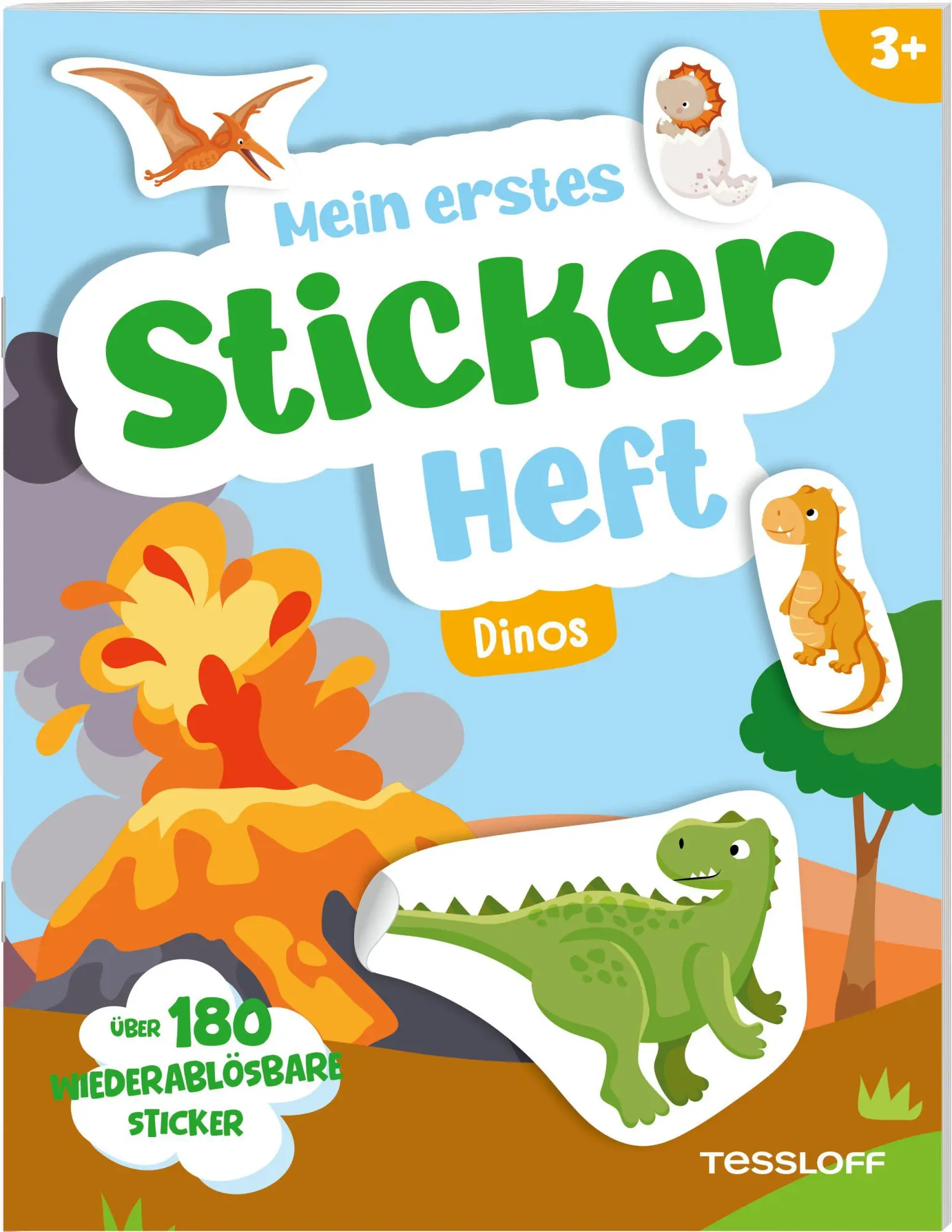 Cover: 9783788648015 | Mein erstes Stickerheft. Dinos | Alberta Kiel | Broschüre | 16 S.