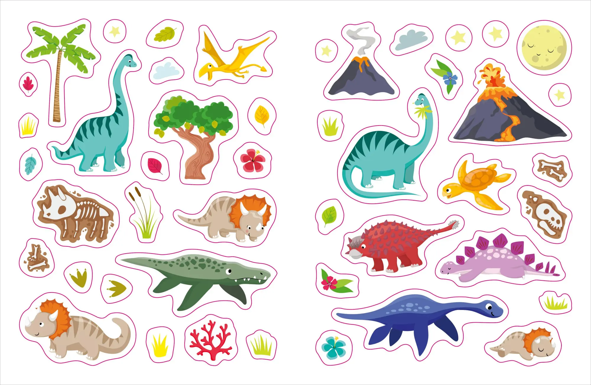 Bild: 9783788648015 | Mein erstes Stickerheft. Dinos | Alberta Kiel | Broschüre | 16 S.