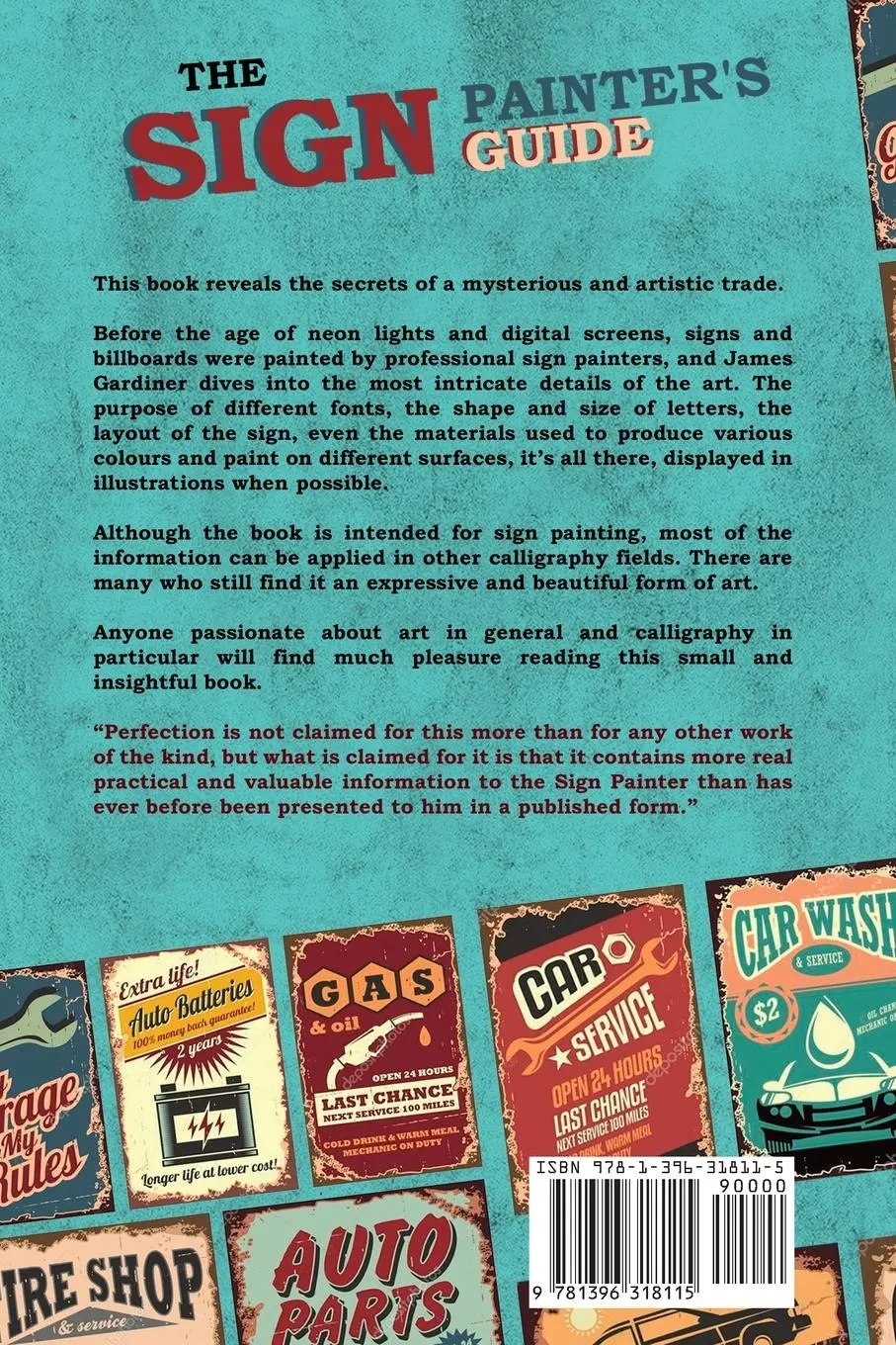 Rückseite: 9781396318115 | The Sign Painter's Guide, or Hints and Helps to Sign Painting,...