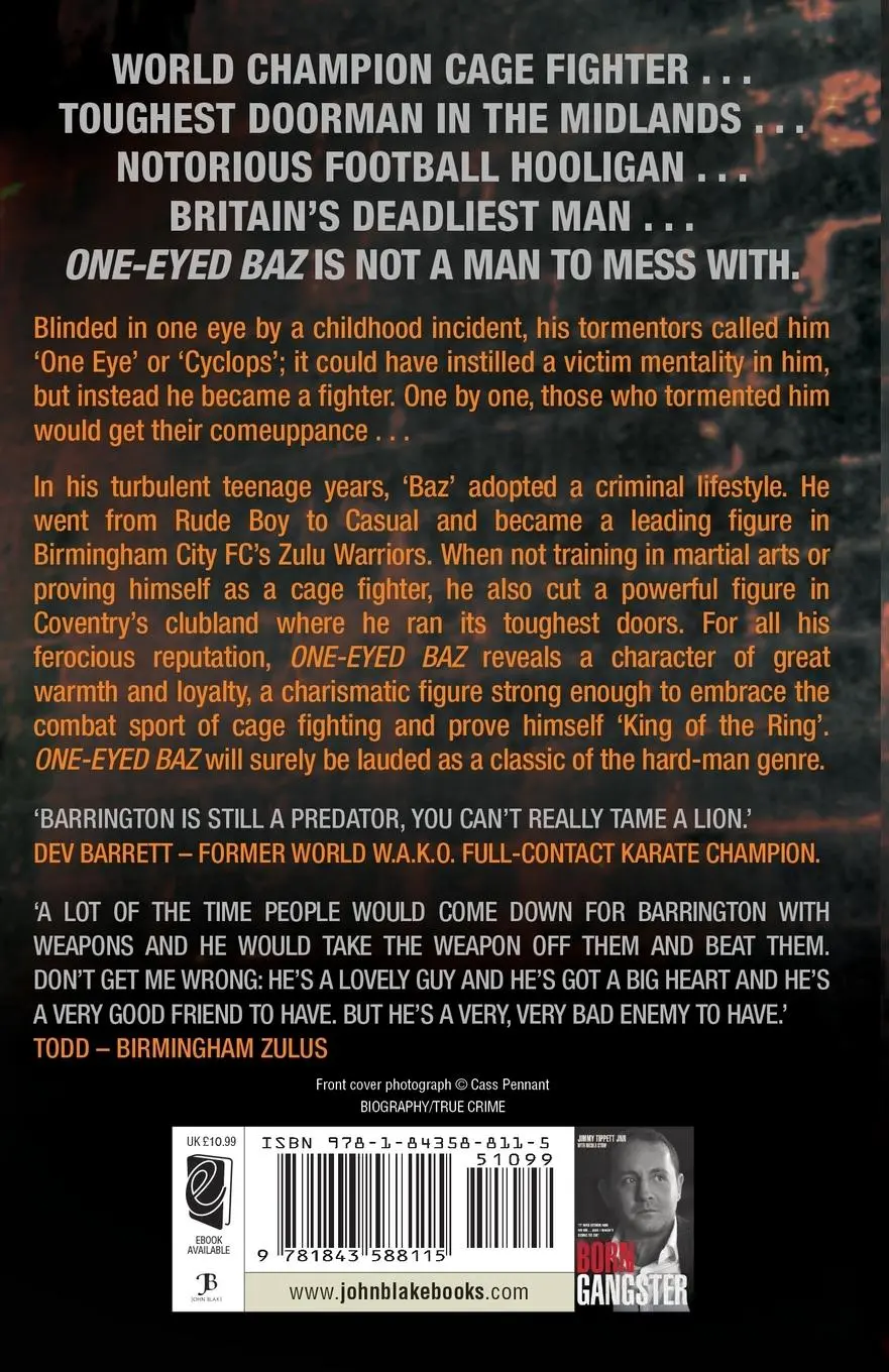 Rückseite: 9781843588115 | One-Eyed Baz - The Story of Barrington 'Zulu' Patterson, One of...