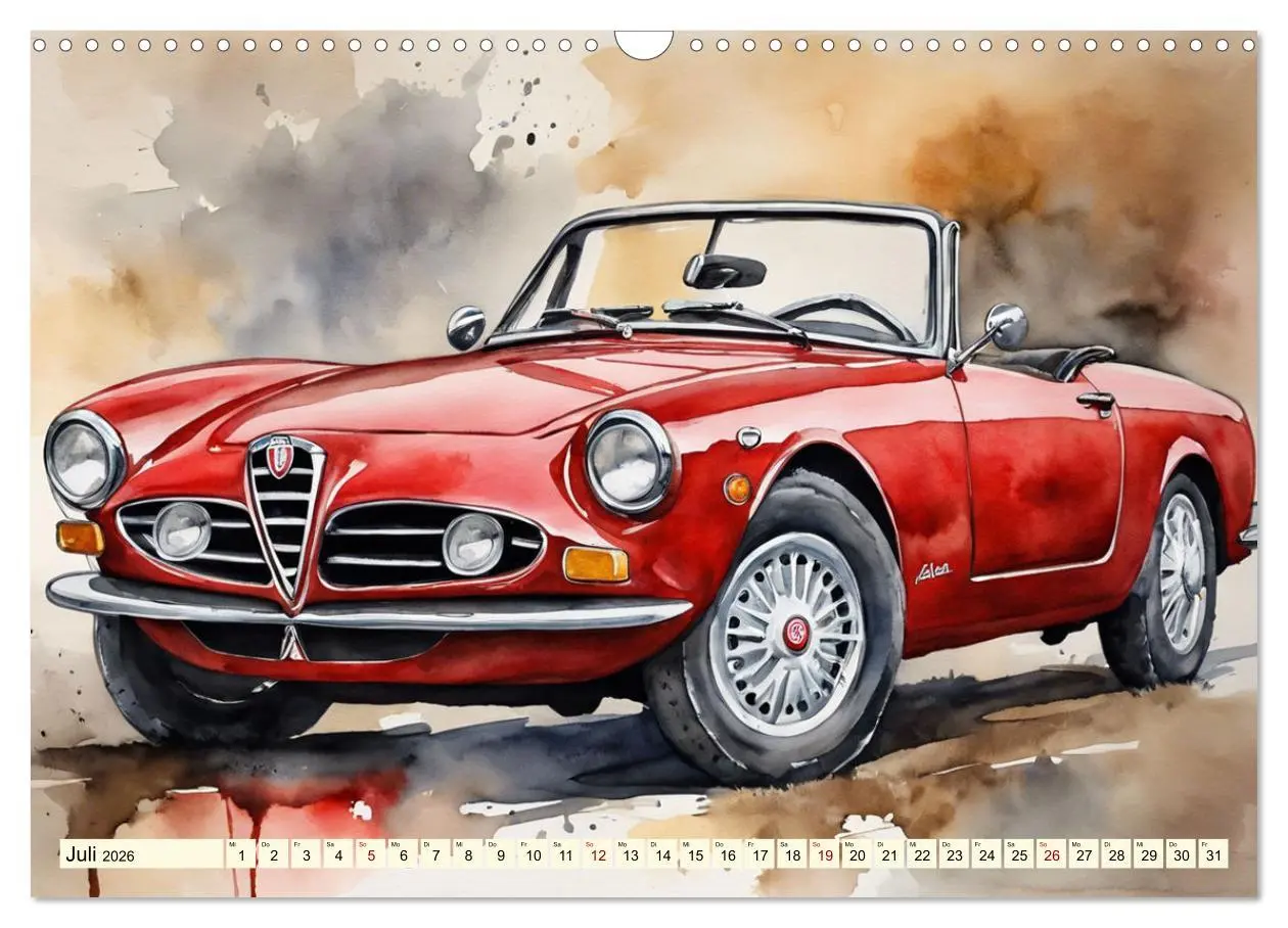 Bild: 9783457428115 | Oldtimer - Kultmodelle aus den 1960er Jahren (Wandkalender 2026 DIN...