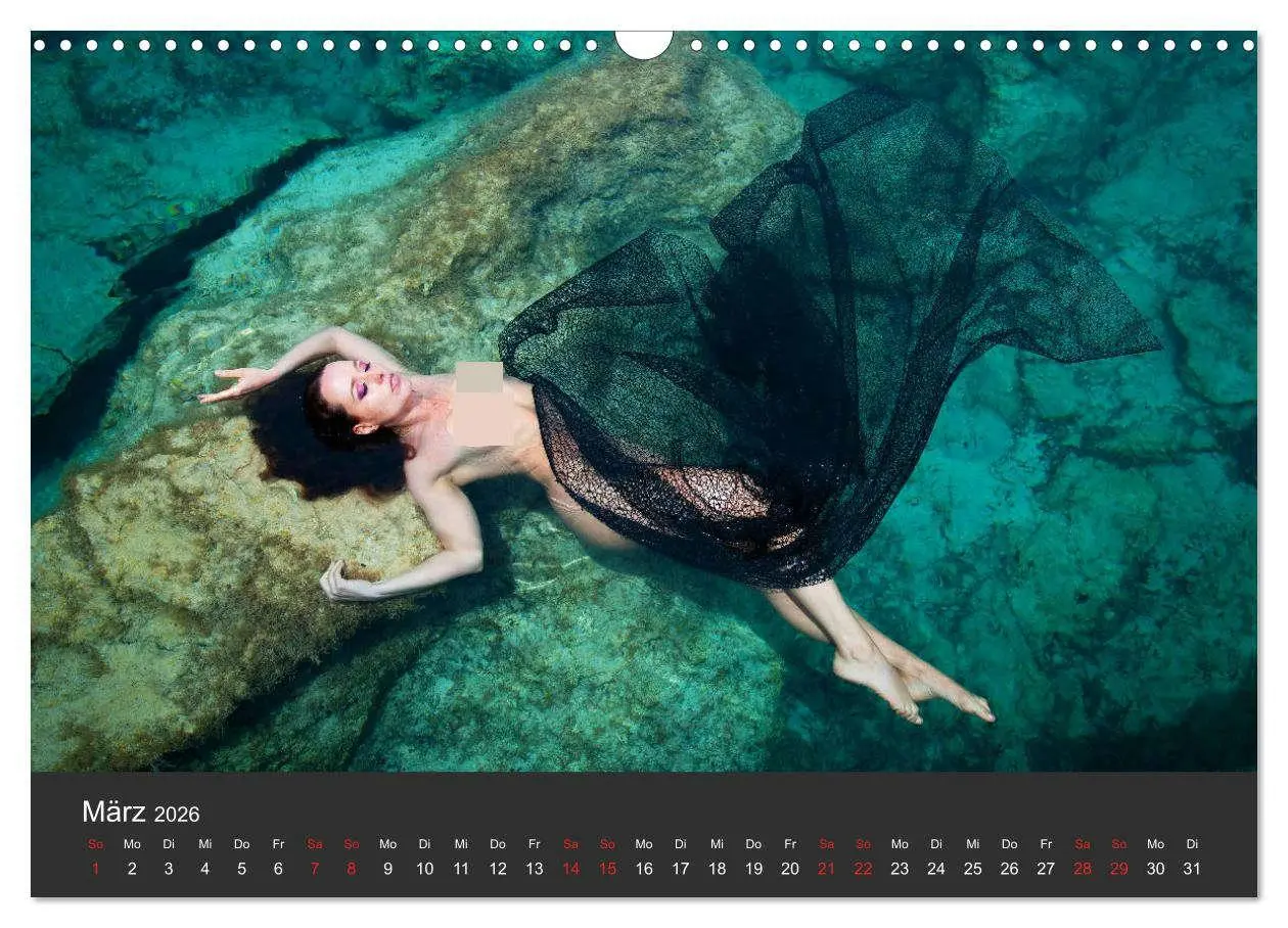 Bild: 9783457808115 | Aktfotografie am Meer (Wandkalender 2026 DIN A3 quer), CALVENDO...