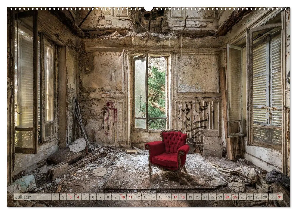 Bild: 9783569468115 | Lost Places - vergessene Schätze (Wandkalender 2027 DIN A2 quer),...