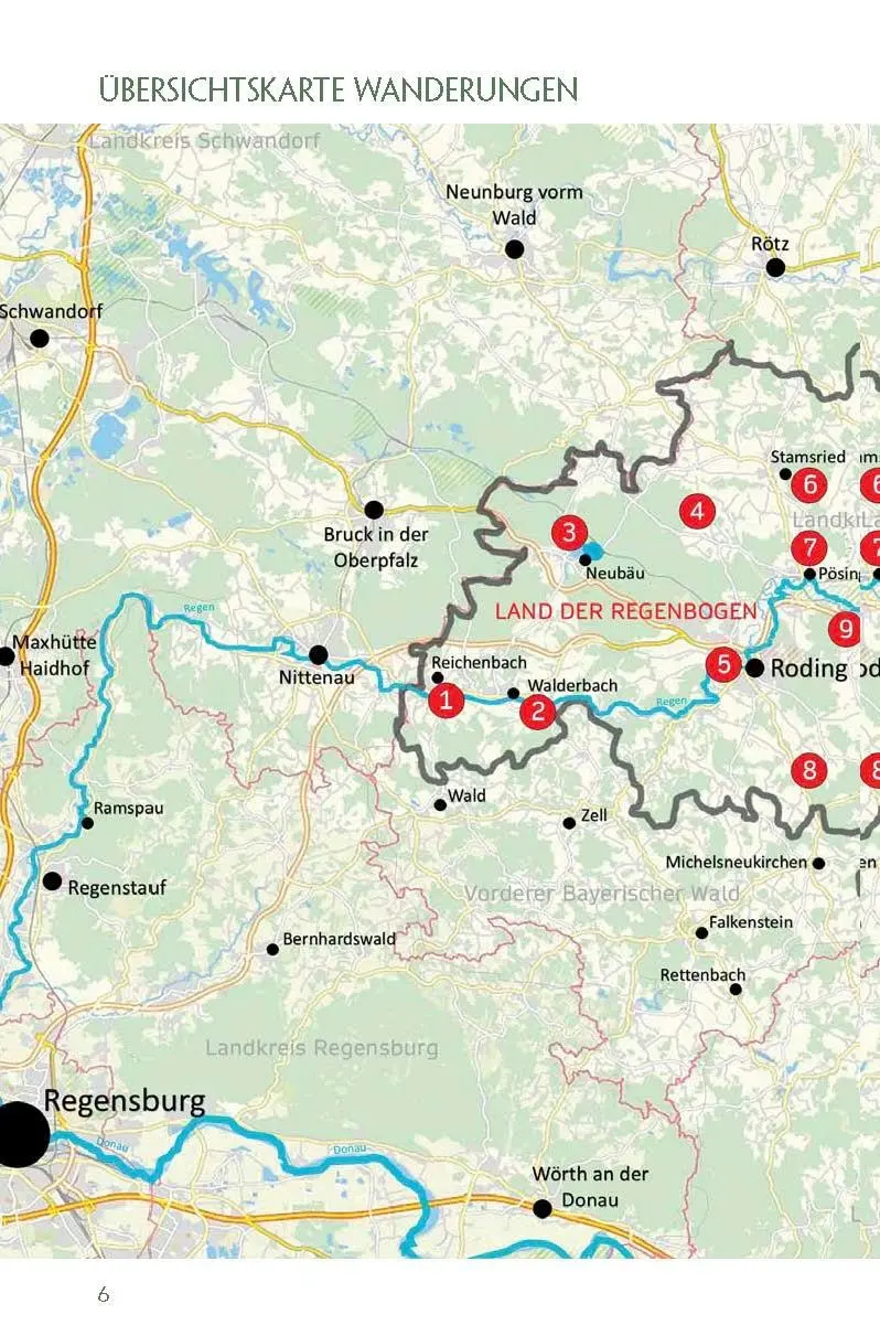 Bild: 9783955878115 | Wanderführer Kötztinger Land &amp; Land der Regenbogen | Heiko Gietlhuber