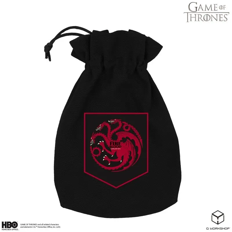Cover: 5907699498215 | Game of Thrones. Targaryen Dice Pouch. | Game of Thrones | 2025
