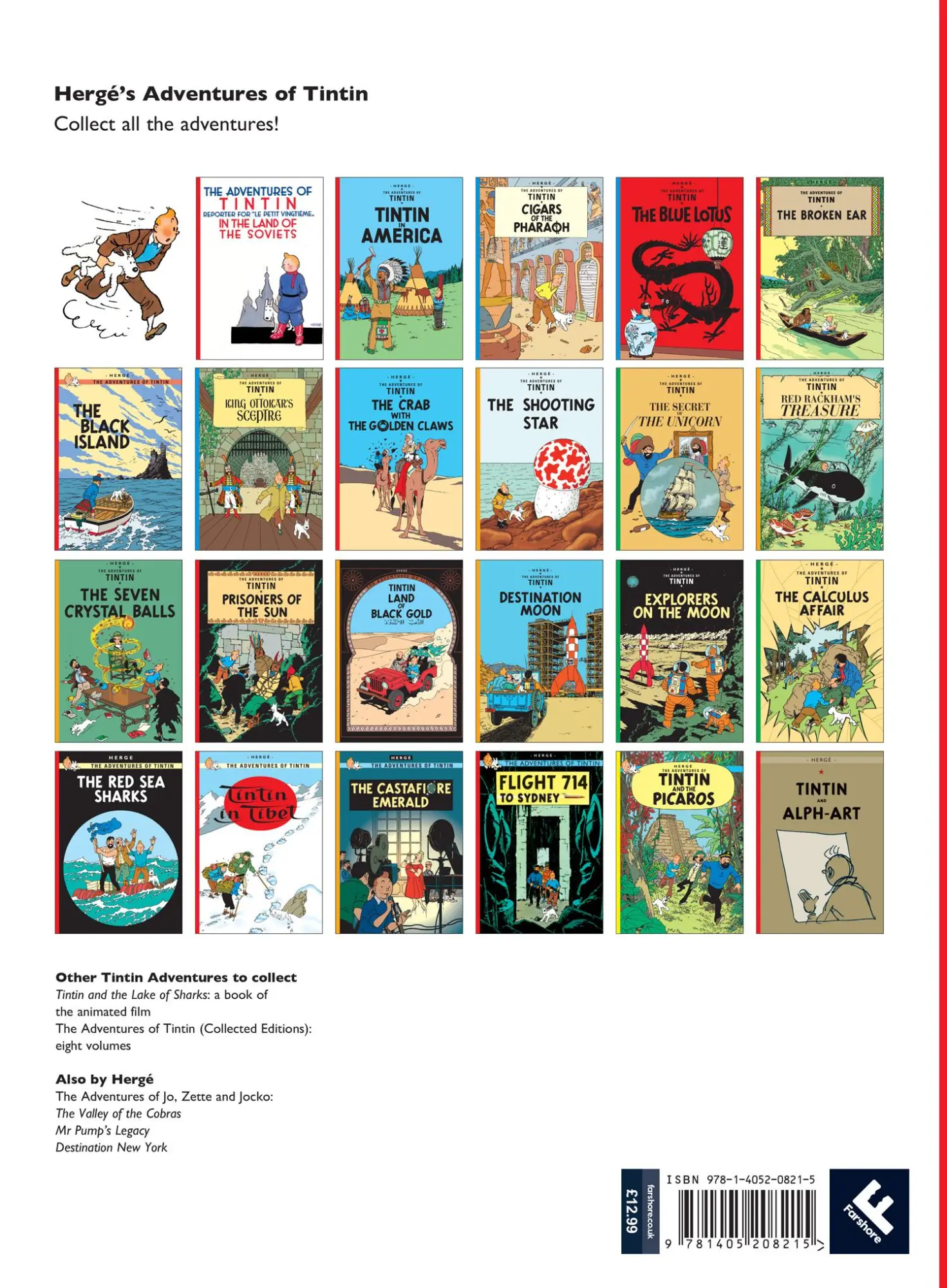 Rückseite: 9781405208215 | Flight 714 to Sydney | Herge | Buch | Gebunden | Englisch | 2012