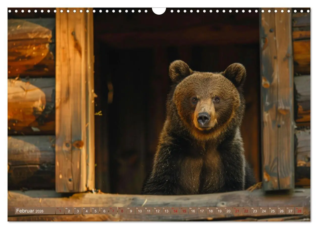 Bild: 9783457418215 | Wildes Bärenland (Wandkalender 2026 DIN A3 quer), CALVENDO...