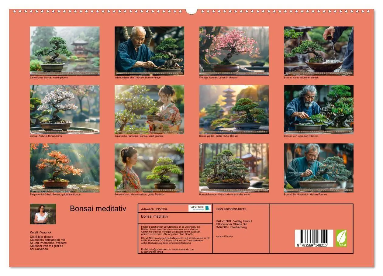 Bild: 9783569148215 | Bonsai meditativ (hochwertiger Premium Wandkalender 2027 DIN A2...