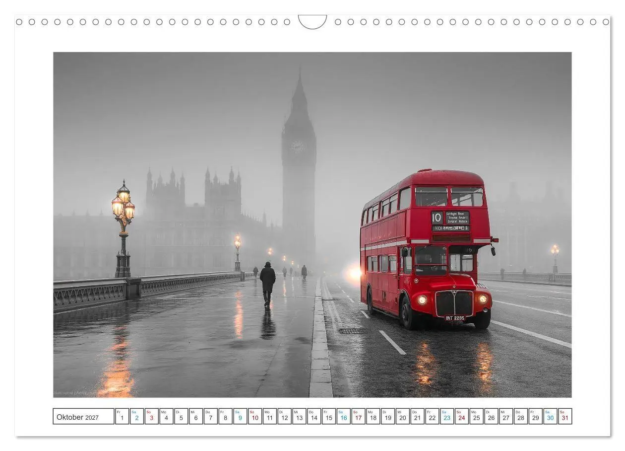 Bild: 9783594278215 | Fernweh in Rot (Wandkalender 2027 DIN A3 quer), CALVENDO...