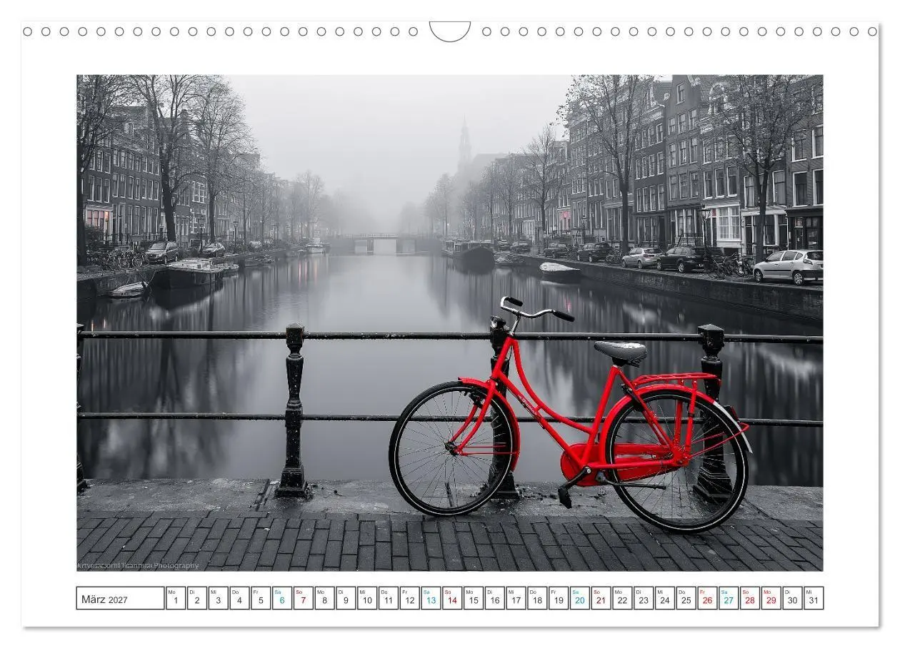Bild: 9783594278215 | Fernweh in Rot (Wandkalender 2027 DIN A3 quer), CALVENDO...