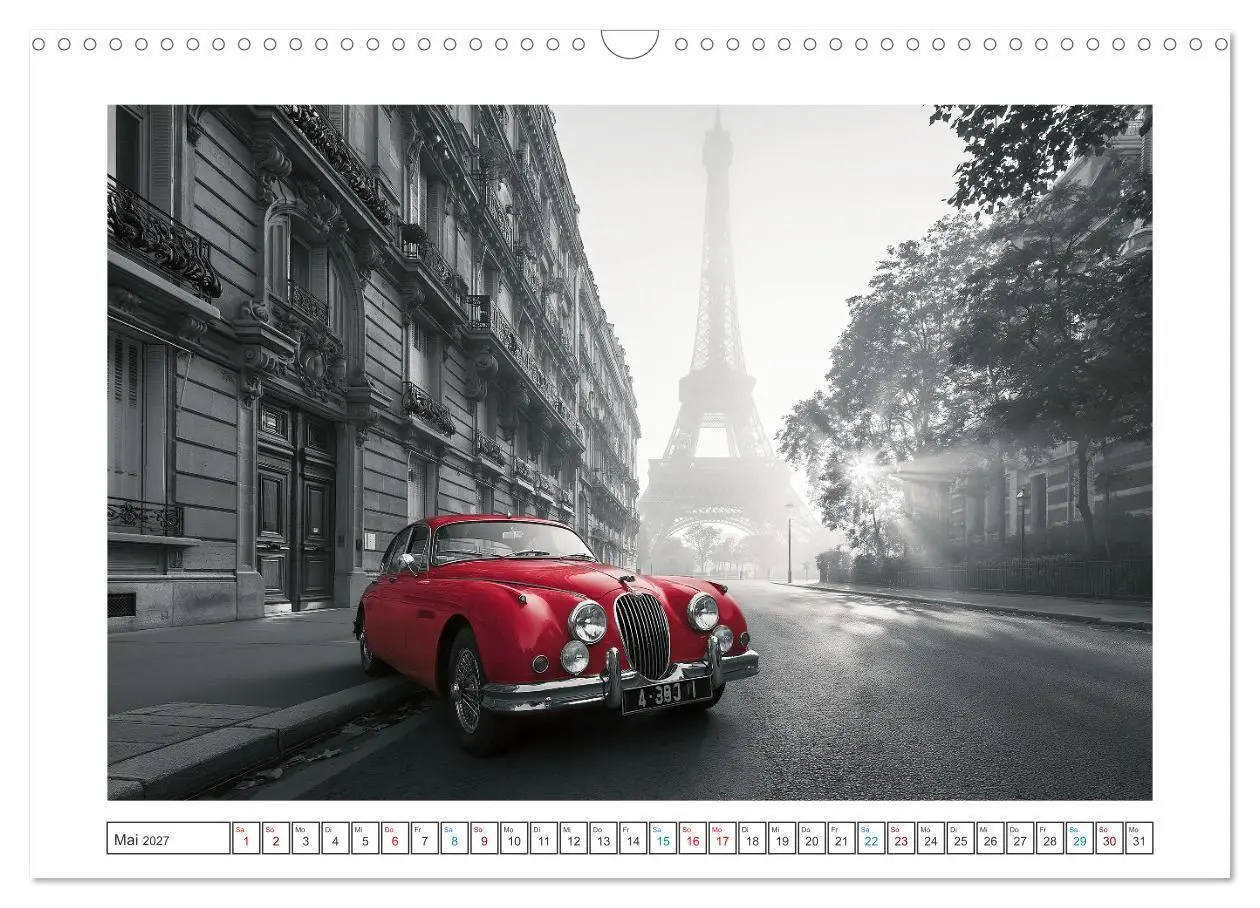 Bild: 9783594278215 | Fernweh in Rot (Wandkalender 2027 DIN A3 quer), CALVENDO...