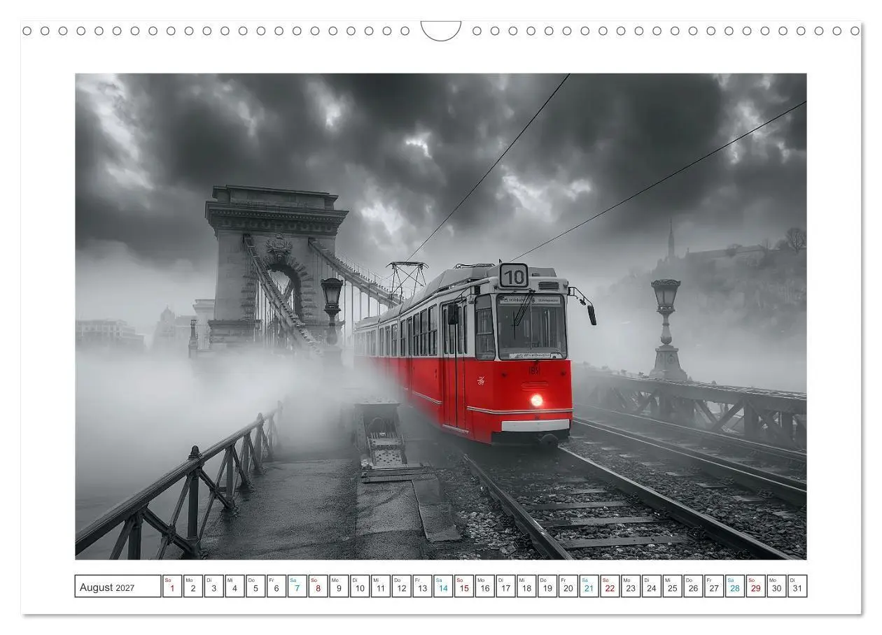 Bild: 9783594278215 | Fernweh in Rot (Wandkalender 2027 DIN A3 quer), CALVENDO...