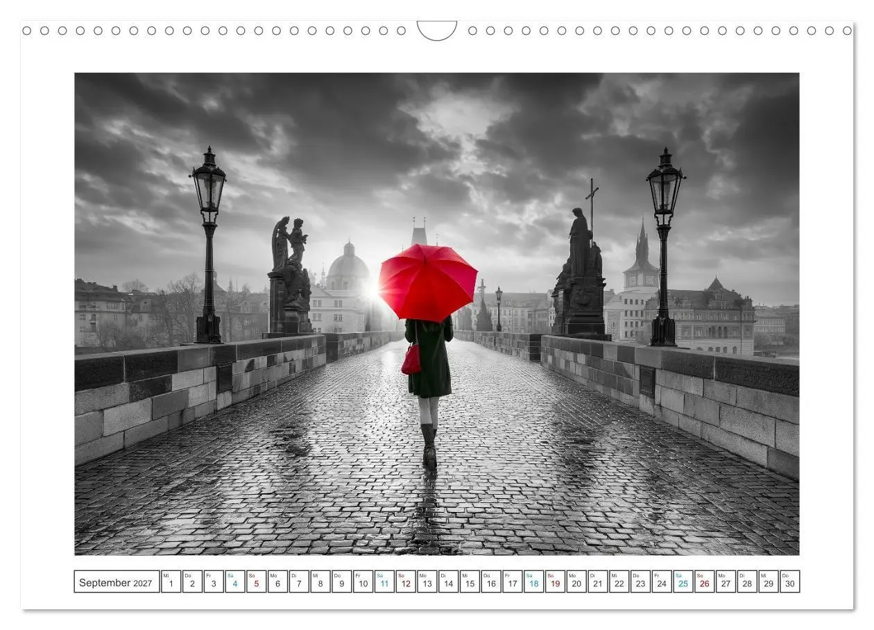 Bild: 9783594278215 | Fernweh in Rot (Wandkalender 2027 DIN A3 quer), CALVENDO...