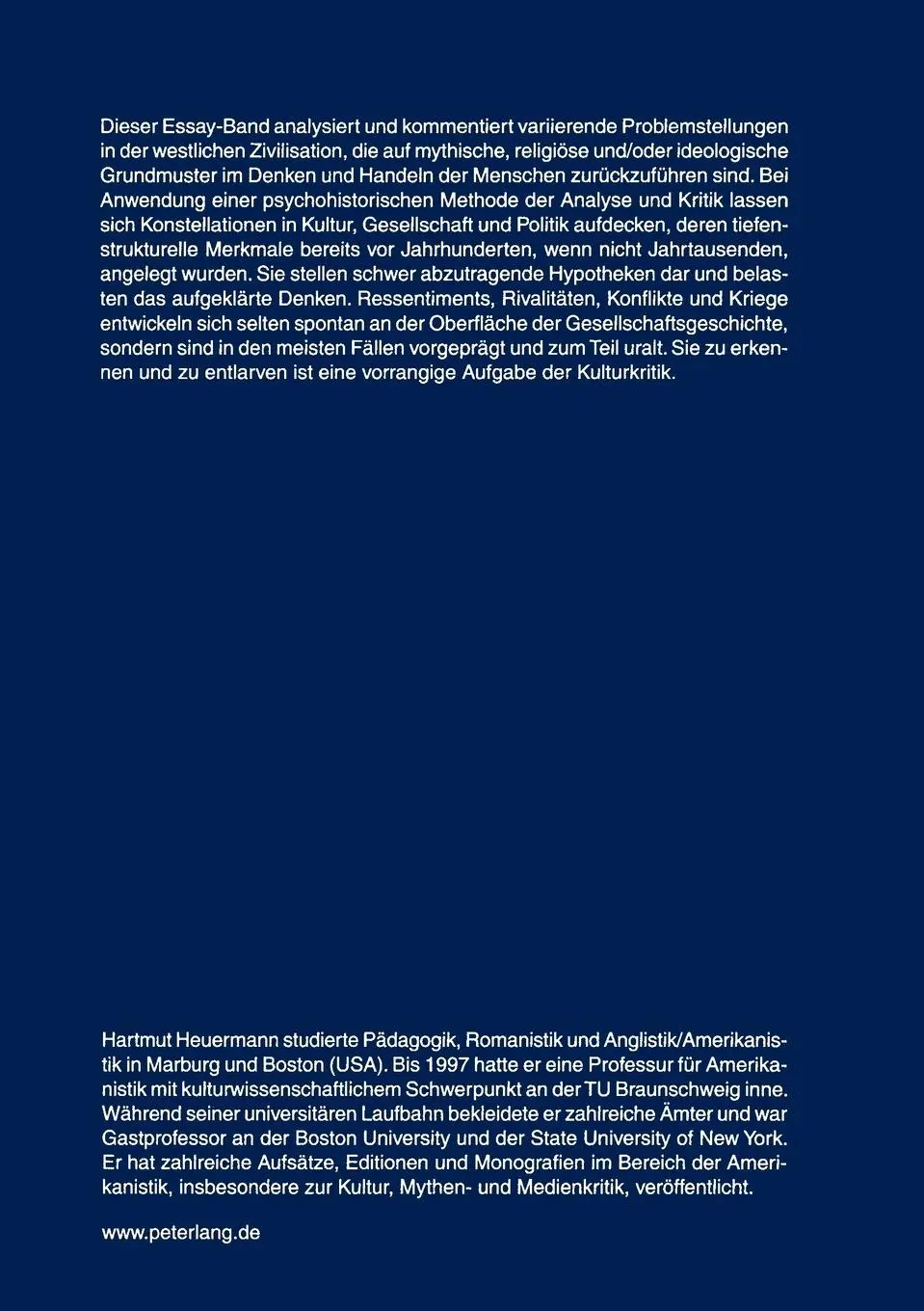 Rückseite: 9783631588215 | Mythos, Religion, Ideologie | Hartmut Heuermann | Taschenbuch | 2009