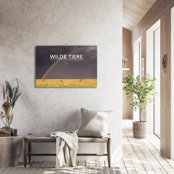 Bild: 9783731888215 | Wilde Tiere - weite Landschaft 2026 | Verlag Korsch | Kalender | 14 S.