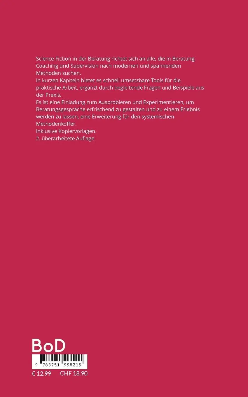 Rückseite: 9783751998215 | Science Fiction in der Beratung | Jan Hauke Hahn | Taschenbuch | 70 S.