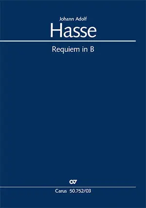 Cover: 9790007248215 | Requiem in B (Klavierauszug) | Johann Adolf Hasse | Buch | Latein