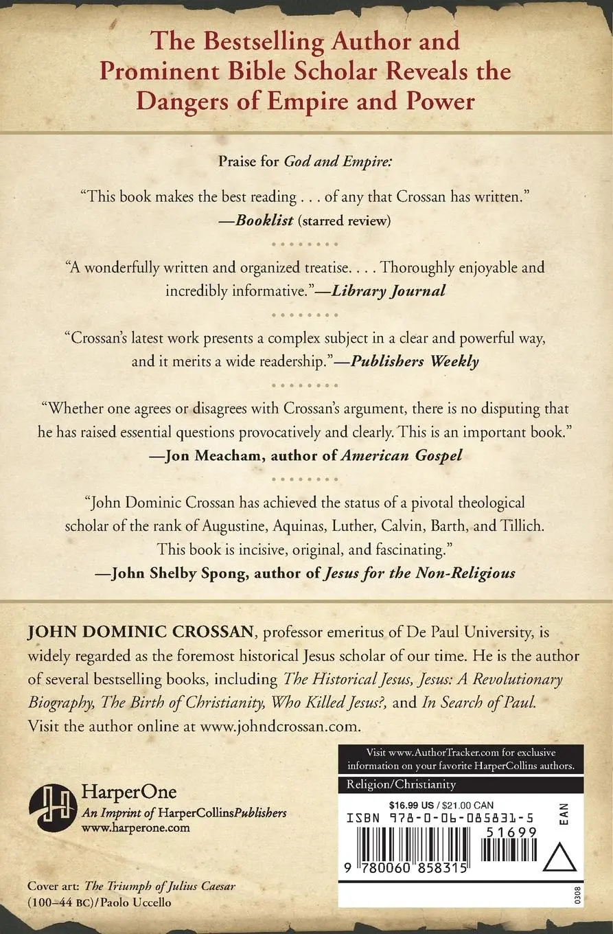Rückseite: 9780060858315 | God and Empire | Jesus Against Rome, Then and Now | Crossan | Buch