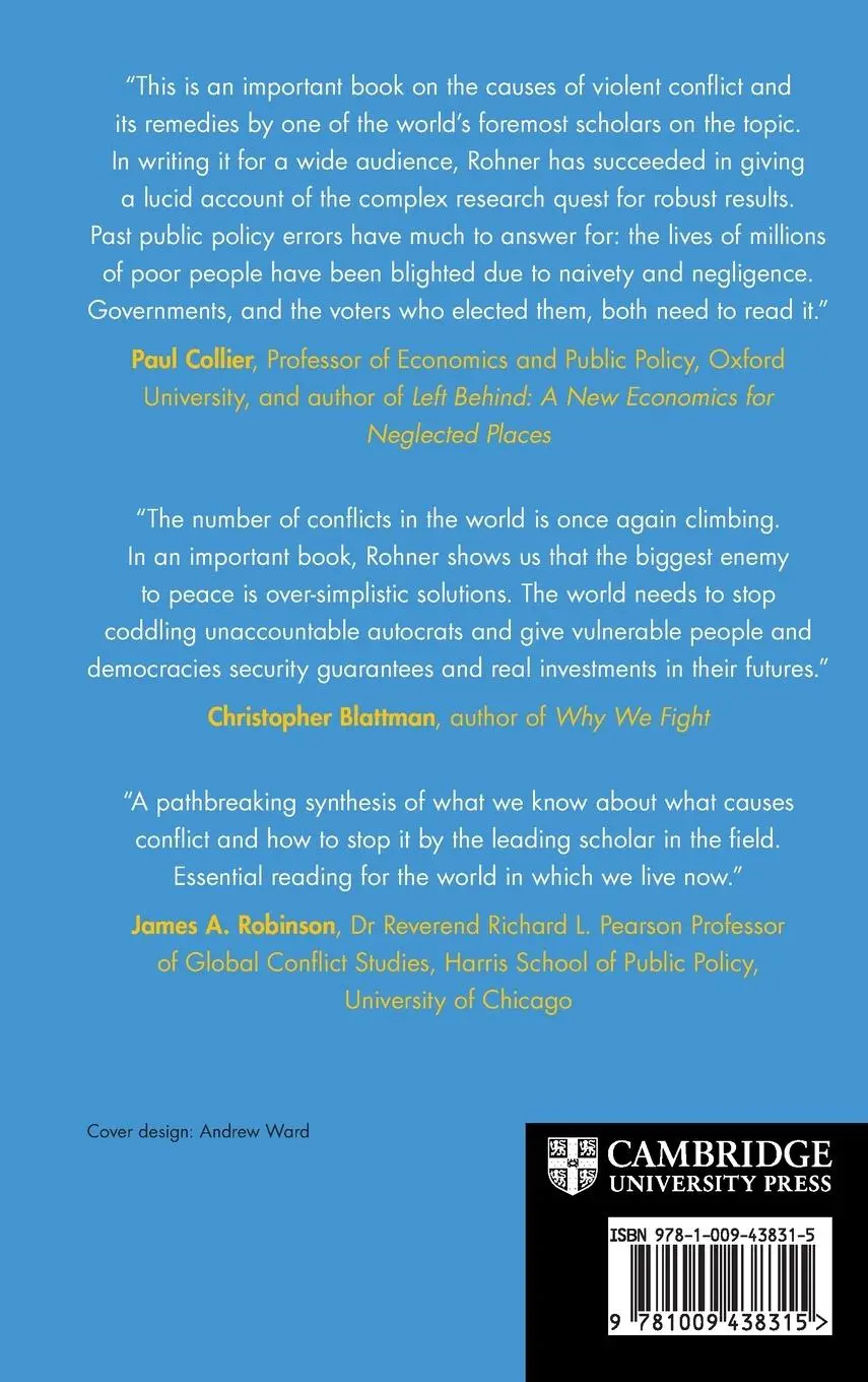 Rückseite: 9781009438315 | The Peace Formula | Dominic Rohner | Buch | Englisch | 2025