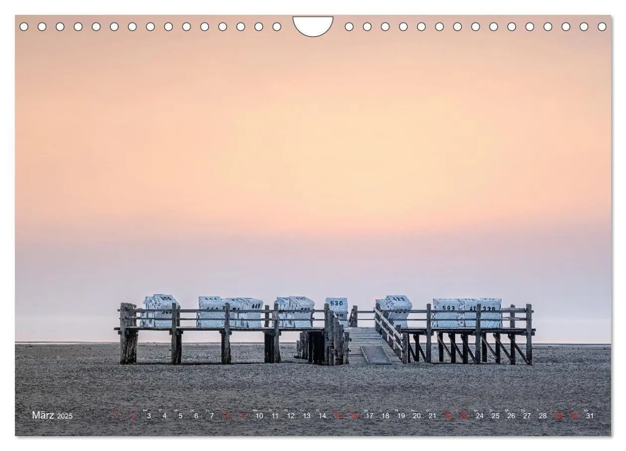 Bild: 9783383848315 | Nordseeurlaub in St. Peter-Ording (Wandkalender 2025 DIN A4 quer),...