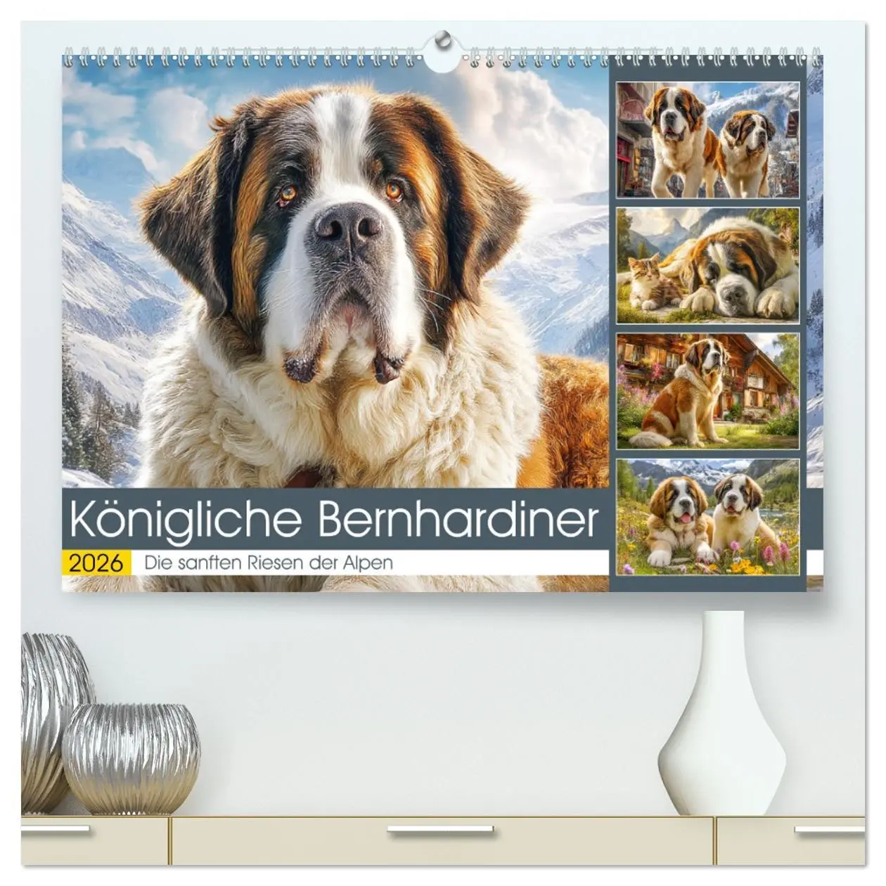 Cover: 9783457648315 | Königliche Bernhardiner. Die sanften Riesen der Alpen (hochwertiger...