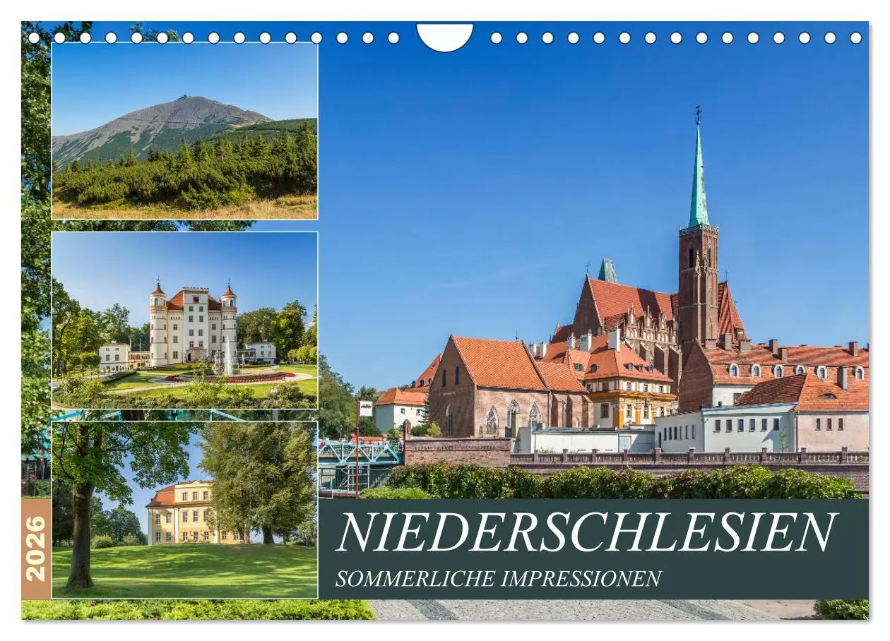 Cover: 9783457888315 | NIEDERSCHLESIEN Sommerliche Impressionen (Wandkalender 2026 DIN A4...