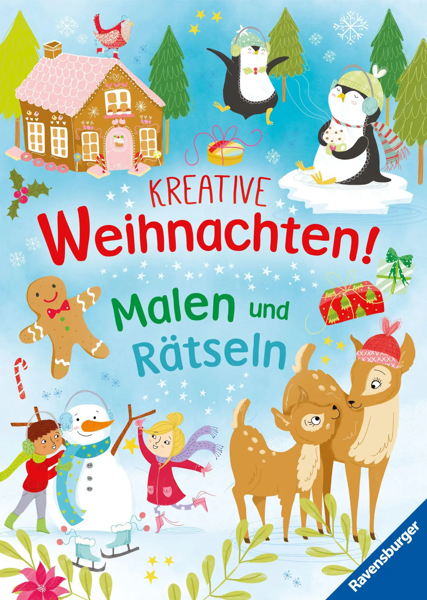 Cover: 9783473488315 | Kreative Weihnachten! Malen und Rätseln | Sam Loman | Taschenbuch